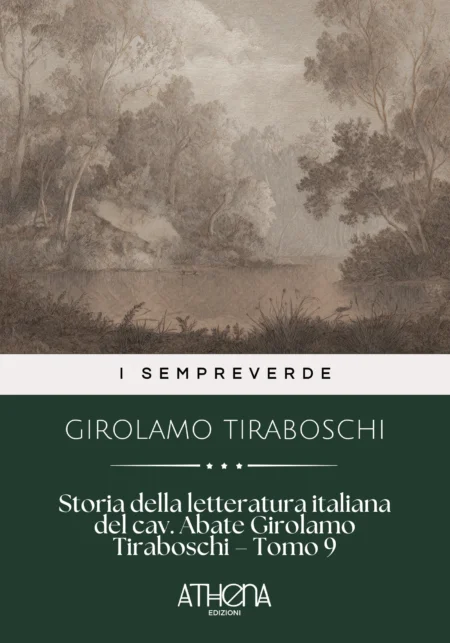 Storia della letteratura italiana del cav. Abate Girolamo Tiraboschi – Tomo 9